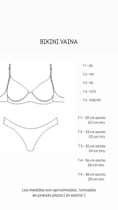 BIKINI VAINA CARLOTA CLOTILDE + Tejido de Regalo - tienda online