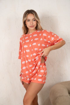 PIJAMA OVER EMMY + ROPA INTERIOR DE REGALO (CONJUNTO DE LENCERIA O BOMBACHAS) - comprar online