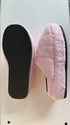 Pantuflones de piel super suaves rositas - Clotilde