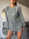 Maxi Suéter Tejido Grey – Edición Limitada - comprar online