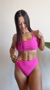 BIKINI LULA FUCSIA CLOTILDE + POLLERA DE REGALO - comprar online