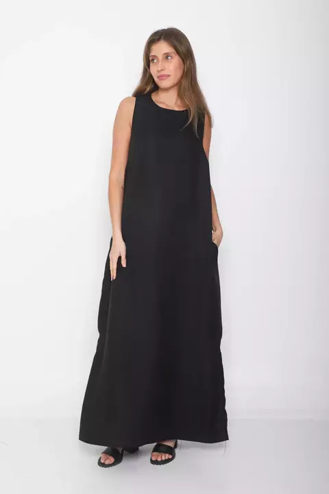 VESTIDO JOSEFA CLOTILDE LELIS NEGRO - comprar online