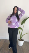Suéter Margarita Tejido Lila- Edición Limitada - - comprar online