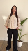 Swetter Chenille Natural - comprar online