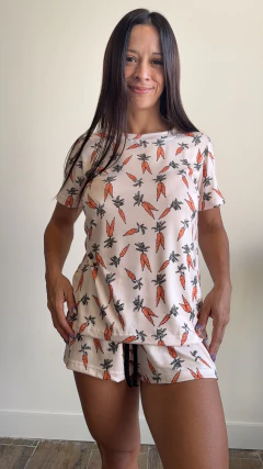 Pijama Carrot + pantuflas de regalo - tienda online