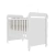 Berço Americano Mini Cama Mirelle Branco Carolina Baby - comprar online