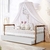 Quarto Infantil Guarda Roupa 4 Portas Cômoda 4 Gavetas com Fraldário Ariel Cama da Babá Júlia com Cama Auxiliar Branco com Amadeirado Carolina B - comprar online