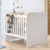 Quarto de Bebê Guarda Roupa 3 Portas Ariel Berço 3 em 1 Gabrielle Branco Carolina Baby - comprar online