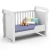 Quarto de Bebê Cômoda 4 Gavetas com Porta Taís Berço Mini Cama Mirelle Branco Carolina Baby na internet