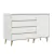 Quarto de Bebê Berço 3 em 1 Retrô Ludmila Cômoda com Fraldário Gran Lorena Off White Carolina Baby - comprar online
