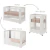 Berço Americano Evolutivo 3 em 1 Serena Carolina Baby Essence - comprar online