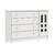 Cômoda Infantil 4 Gavetas com Fraldário Gran Selena Branco Carolina Baby - comprar online