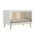 Imagem do Quarto de Bebê Berço 3 em 1 Retrô Ligia Cômoda com Fraldário Ludmila Off White Carolina Baby