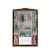 Quarto Infantil Guarda Roupa 4 Portas Cômoda 4 Gavetas com Fraldário Ariel Cama da Babá Júlia com Cama Auxiliar Branco com Amadeirado Carolina B na internet