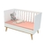 Quarto de Bebê Guarda Roupa 3 Portas com Gavetas Cômoda 4 Gavetas com Porta Fernanda Berço 3 em 1 Ludmila Branco Carolina Baby na internet