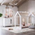 Quarto Bebê Montessoriano Analu Cama Casinha Cômoda 4 Gavetas 1 Porta Ariel 100% MDF