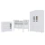 Quarto Bebê Completo Berço Americano Marquesa 3Em1 Lila Guarda Roupa 4 Portas Cômoda 4 Gavetas 1 Porta - comprar online