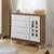 Quarto de Bebê Cômoda com Fraldário Selena Berço Mini Cama Mirelle Branco Amadeirado Carolina Baby - loja online