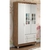 Quarto de Bebê Guarda Roupa 3 Portas Ariane Berço 3 em 1 Lara Branco Amadeirado Carolina Baby - loja online