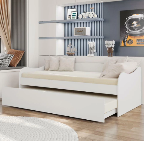 Bicama da Babá Ariel Branca Carolina Baby