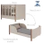 Berço Curvo Mini Cama Olivia Off White Carolina Baby na internet