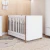 Quarto Bebê Completo Olívia Berço Americano Mini Cama Guarda Roupa 3 Portas Cômoda com Fraldário 100% MDF Branco na internet