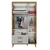 Quarto de Bebê Guarda Roupa 3 Portas com Gavetas Ludmila Cômoda 4 Gavetas com Fraldário Ludmila Berço 3 em 1 Ludmila Off White Carolina Baby - Carolina Baby