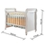 Quarto de Bebê Provençal Guarda Roupa 3 Portas Berço Mini Cama Lisa Branco Carolina Baby - Carolina Baby