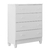 Cômoda Infantil 4 Gavetas Mel Branco Carolina Baby - comprar online