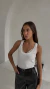 Top Ribbed Amélie - tienda online