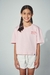 Remera Corta Paris rosa - comprar online