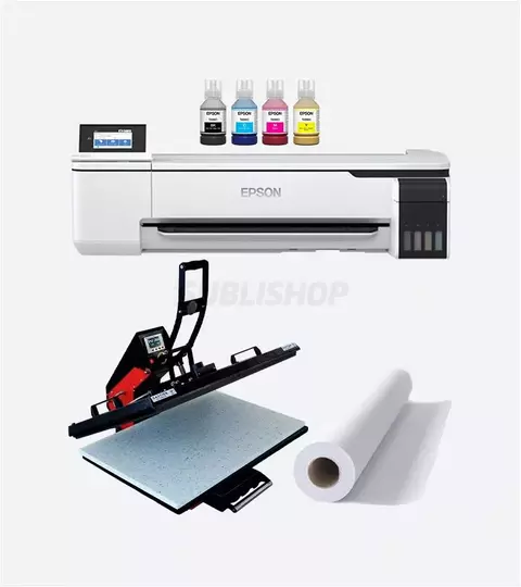 COMBO #15: Sublimadora 60x100 Roja + Impresora + Insumos