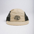 Boné Five Panel Bege Tela