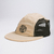 Boné Five Panel Bege Tela na internet