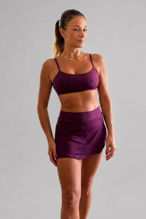 Shorts Saia Fluir Malva