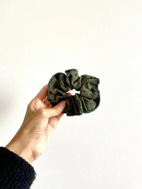 Scrunchie de tecido (feitas de retalhos)