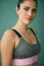 Top Deportivo Almohadilla, Gris/Rosa - Sweet Lady en internet