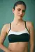 Top Deportivo con almohadilla Dual Set, Negro/blanco - Sweet Lady