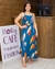 Vestido Midi Evasê Viscolinho Estampado 001