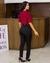 Blusa Feminina Manga Curta Viscolinho Cor Lisa 001 na internet