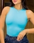 Body Feminino Alça Poliamida Cor Lisa 001