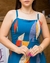 Vestido Midi Evasê Viscolinho Estampado 001 na internet
