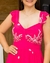 Vestido Curto Evasê Viscolinho Estampado 003 na internet