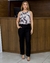Blusa Feminina Alça Viscolinho Estampada 007 - comprar online