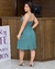 Vestido Curto Evasê Viscolinho Cor Lisa 003 - comprar online