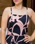 Imagem do Vestido Curto Evasê Viscolinho Estampado 018