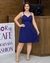 Vestido Curto Evasê Viscolinho Cor Lisa 004