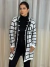 Cardigan Tricot Xadrez na internet