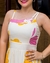 Vestido Longo Evasê Viscolinho Estampado 013 na internet