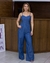 Macacão Feminino Longo Evasê Jeans 001